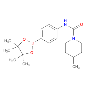 874297-89-9 4-Methyl-N-(4-(4,4,5,5-tetramethyl-1,3,2-dioxaborolan-2-yl)phenyl)piperidine-1-carboxamide