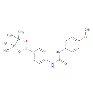 874298-01-8 N-(4-methoxyphenyl)-N'-[4-(4,4,5,5-tetramethyl-1,3,2-dioxaborolan-2-yl)phenyl]Urea