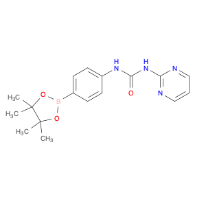 874298-03-0 1-(pyrimidin-2-yl)-3-(4-(4,4,5,5-tetramethyl-1,3,2-dioxaborolan-2-yl)phenyl)urea