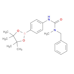 874298-13-2 1-Benzyl-1-methyl-3-(4-(4,4,5,5-tetramethyl-1,3,2-dioxaborolan-2-yl)phenyl)urea