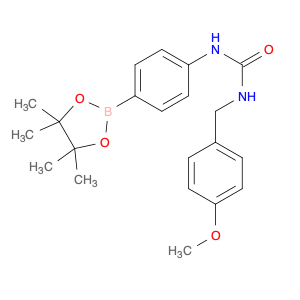 874298-21-2 1-(4-Methoxybenzyl)-3-(4-(4,4,5,5-tetramethyl-1,3,2-dioxaborolan-2-yl)phenyl)urea