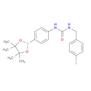 874298-25-6 1-(4-fluorobenzyl)-3-(4-(4,4,5,5-tetramethyl-1,3,2-dioxaborolan-2-yl)phenyl)urea