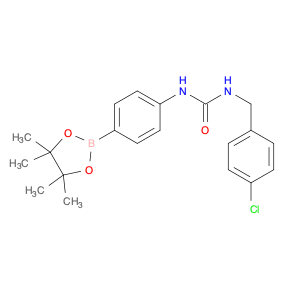 874298-88-1 1-(4-Chlorobenzyl)-3-(4-(4,4,5,5-tetramethyl-1,3,2-dioxaborolan-2-yl)phenyl)urea