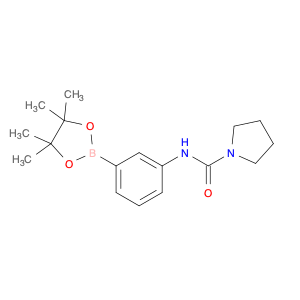 874299-00-0 N-(3-(4,4,5,5-tetramethyl-1,3,2-dioxaborolan-2-yl)phenyl)pyrrolidine-1-carboxamide