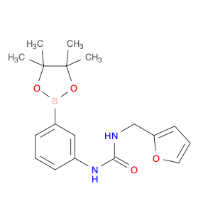 874299-16-8 1-(furan-2-ylmethyl)-3-(3-(4,4,5,5-tetramethyl-1,3,2-dioxaborolan-2-yl)phenyl)urea