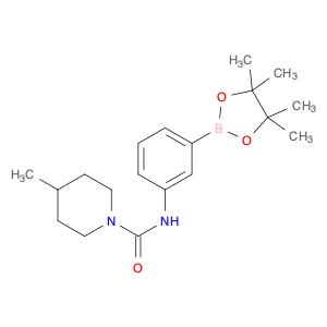 874299-20-4 4-Methyl-N-(3-(4,4,5,5-tetramethyl-1,3,2-dioxaborolan-2-yl)phenyl)piperidine-1-carboxamide