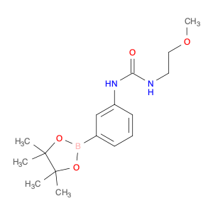 874299-26-0 1-(2-methoxyethyl)-3-(3-(4,4,5,5-tetramethyl-1,3,2-dioxaborolan-2-yl)phenyl)urea