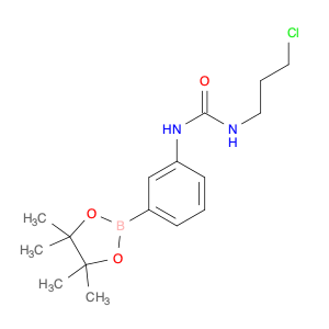 874301-79-8 1-(3-chloropropyl)-3-(3-(4,4,5,5-tetramethyl-1,3,2-dioxaborolan-2-yl)phenyl)urea