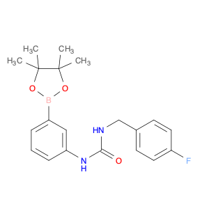 874301-88-9 1-(4-fluorobenzyl)-3-(3-(4,4,5,5-tetramethyl-1,3,2-dioxaborolan-2-yl)phenyl)urea