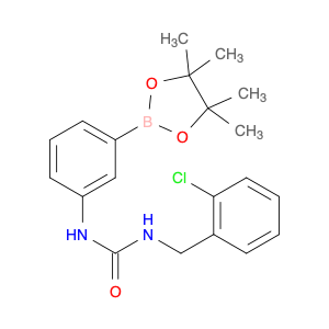 874301-96-9 1-(2-chlorobenzyl)-3-(3-(4,4,5,5-tetramethyl-1,3,2-dioxaborolan-2-yl)phenyl)urea