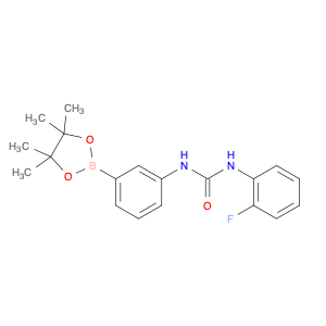 874302-04-2 1-(2-fluorophenyl)-3-(3-(4,4,5,5-tetramethyl-1,3,2-dioxaborolan-2-yl)phenyl)urea