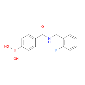 874460-14-7 B-[4-[[[(2-fluorophenyl)methyl]amino]carbonyl]phenyl]Boronic acid