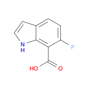 1H-Indole-7-carboxylic acid, 6-fluoro-