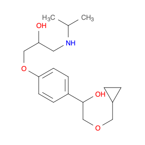 87549-35-7 1-(4-(2-(Cyclopropylmethoxy)-1-hydroxyethyl)phenoxy)-3-(isopropylamino)propan-2-ol