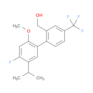 875548-97-3 4'-FLUORO-2'-METHOXY-5'-ISOPROPYL-4-TRIFLUOROMETHYL-1,1'-BIPHENYL-2-METHANOL