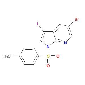 875639-15-9 5-bromo-3-iodo-1-tosyl-1H-pyrrolo[2,3-b]pyridine