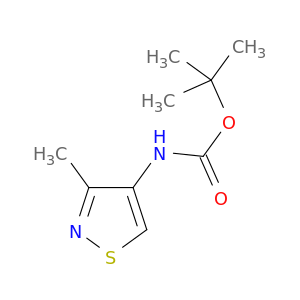 876191-56-9 Carbamic acid, (3-methyl-4-isothiazolyl)-, 1,1-dimethylethyl ester