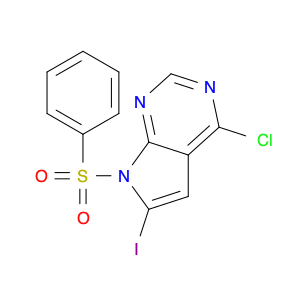 876343-09-8 7H-Pyrrolo[2,3-d]pyrimidine, 4-chloro-6-iodo-7-(phenylsulfonyl)-