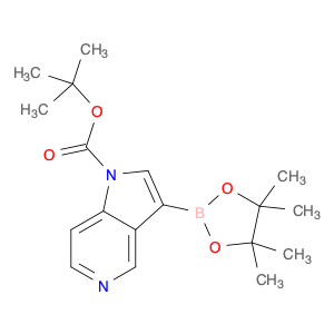 877060-60-1 1H-Pyrrolo[3,2-c]pyridine-1-carboxylic acid,3-(4,4,5,5-tetramethyl-1,3,2-dioxaborolan-2-yl)-, 1,1-dimethylethyl ester