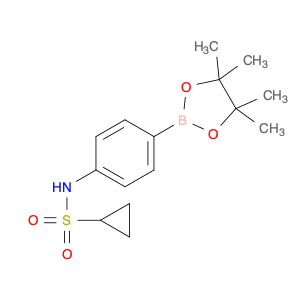 879487-14-6 Cyclopropanesulfonamide,N-[4-(4,4,5,5-tetramethyl-1,3,2-dioxaborolan-2-yl)phenyl]-