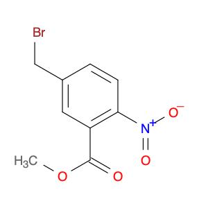 88071-91-4 Benzoic acid,5-(bromomethyl)-2-nitro-, methyl ester