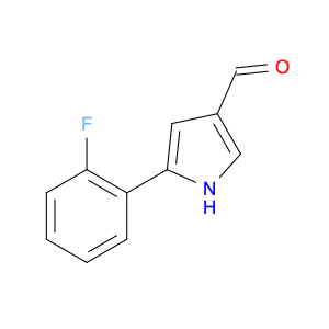 881674-56-2 5-(2-Fluorophenyl)-1H-pyrrole-3-carbaldehyde