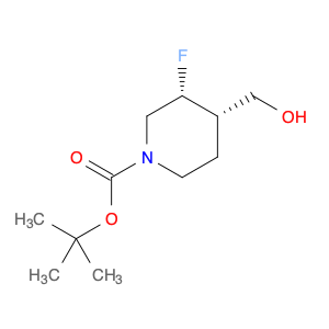 1-Piperidinecarboxylic acid, 3-fluoro-4-(hydroxymethyl)-,1,1-dimethylethyl ester, (3R,4S)-rel-