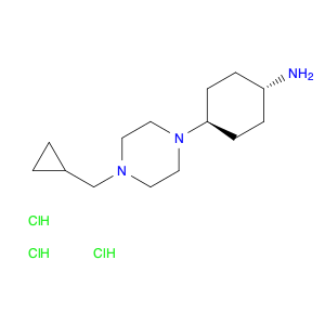 882660-42-6 TRANS-4-(4-(CYCLOPROPYLMETHYL)PIPERAZIN-1-YL)CYCLOHEXANAMINE TRIHYDROCHLORIDE