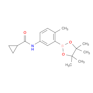 882679-35-8 N-(4-methyl-3-(4,4,5,5-tetramethyl-1,3,2-dioxaborolan-2-yl)phenyl)cyclopropanecarboxamide