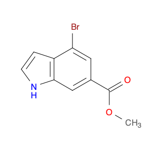 1H-Indole-6-carboxylic acid, 4-broMo-, Methyl ester