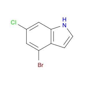 885519-23-3 4-Bromo-6-chloro-1H-indole