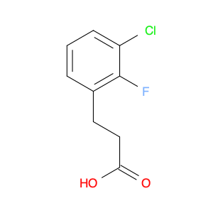 886498-12-0 3-(3-CHLORO-2-FLUOROPHENYL)PROPIONIC ACID