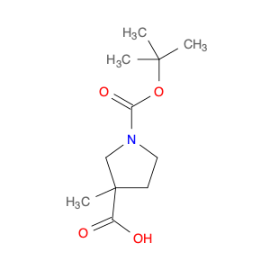 3-methyl-1-[(2-methylpropan-2-yl)oxycarbonyl]pyrrolidine-3-carboxylic acid