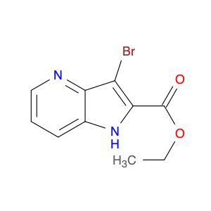 3-Bromo-1H-pyrrolo[3,2-b]pyridine-2-carboxylic acid ethyl ester