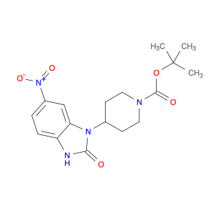 889942-01-2 tert-Butyl 4-(6-nitro-2-oxo-2,3-dihydro-1H-benzo[d]imidazol-1-yl)piperidine-1-carboxylate