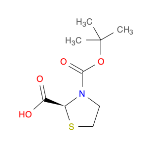 (2S)-3-[(tert-butoxy)carbonyl]-1,3-thiazolidine-2-carboxylic acid