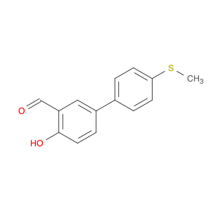 893737-77-4 4-Hydroxy-4'-(methylthio)[1,1'-biphenyl]-3-carboxaldehyde