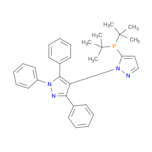 894086-00-1 5-(Di-tert-butylphosphino)-1′, 3′, 5′-triphenyl-1′H-[1,4′]bipyrazole