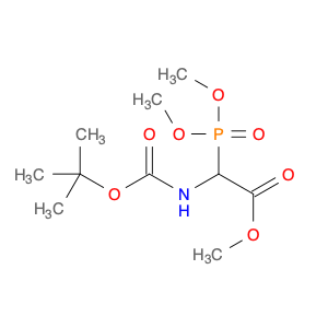 89524-98-1 methyl 2-dimethoxyphosphoryl-2-[(2-methylpropan-2-yl)oxycarbonylamino]acetate