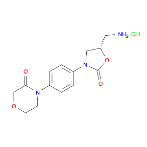 898543-06-1 (S)-4-(4-(5-(Aminomethyl)-2-oxooxazolidin-3-yl)phenyl)morpholin-3-one hydrochloride