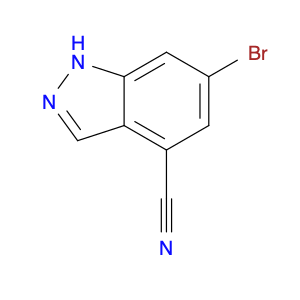 898747-00-7 6-Bromo-1H-indazole-4-carbonitrile