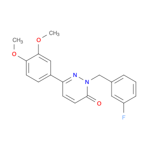 899946-56-6 3(2H)-Pyridazinone, 6-(3,4-dimethoxyphenyl)-2-[(3-fluorophenyl)methyl]-