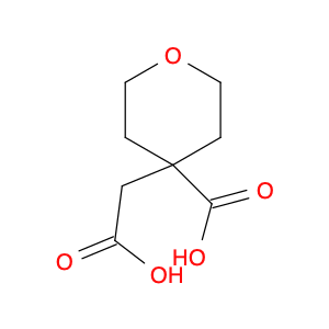 4-(carboxymethyl)oxane-4-carboxylic acid