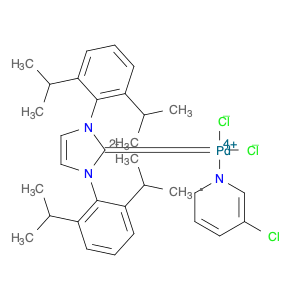 905459-27-0 (SP-4-1)-[1,3-Bis[2,6-bis(1-methylethyl)phenyl]-1,3-dihydro-2H-imidazol-2-ylidene]dichloro(3-chloropyridine-κN)palladium