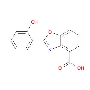 4-Benzoxazolecarboxylic acid, 2-(2-hydroxyphenyl)-