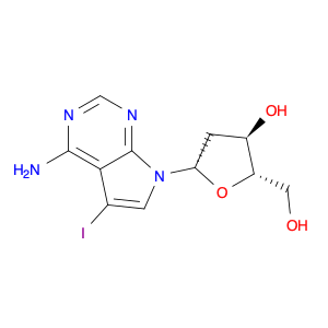 908130-61-0 7-(2-Deoxy-β-L-erythro-pentofuranosyl)-5-iodo-7H-pyrrolo[2,3-d]pyrimidin-4-amine