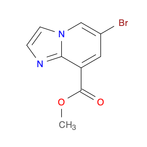 908581-18-0 methyl 6-bromoimidazo[1,2-a]pyrazine-8-carboxylate