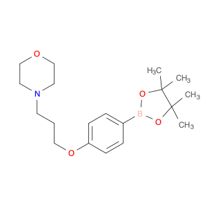 910462-33-8 4-(3-(4-(4,4,5,5-tetramethyl-1,3,2-dioxaborolan-2-yl)phenoxy)propyl)morpholine