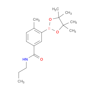 911490-25-0 4-methyl-N-propyl-3-(4,4,5,5-tetramethyl-1,3,2-dioxaborolan-2-yl)benzamide