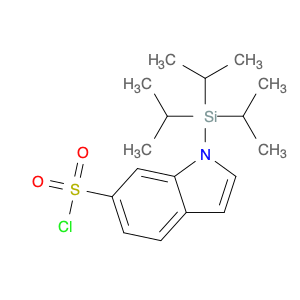 912846-33-4 1-[tris(propan-2-yl)silyl]-1H-indole-6-sulfonylchloride